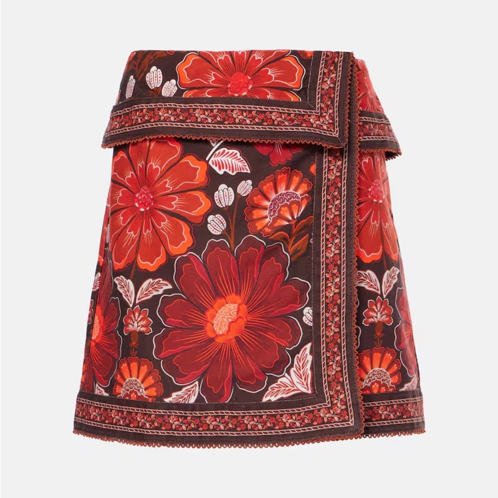 Farm Rio Gigi tapestry mini skirt
